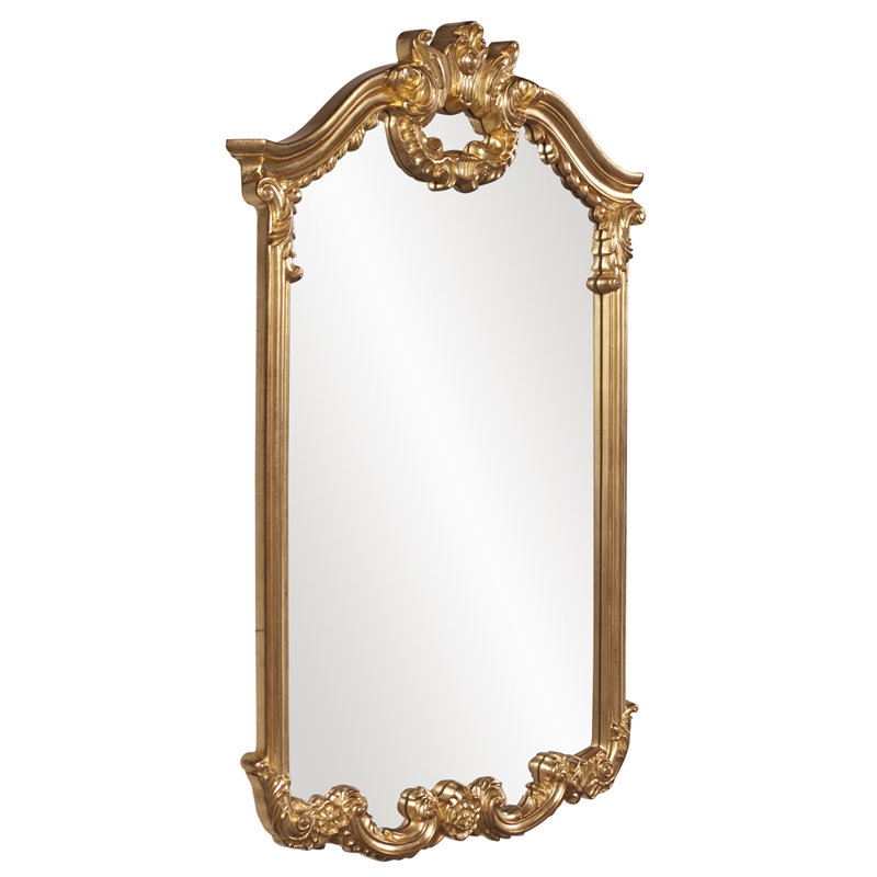 Roman Arch Beveled Mirror, Gold