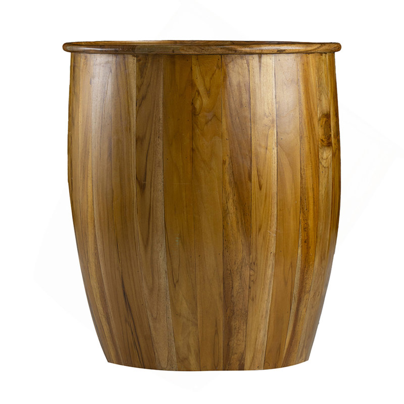 Table d'appoint tambour avec plateau de style plateau