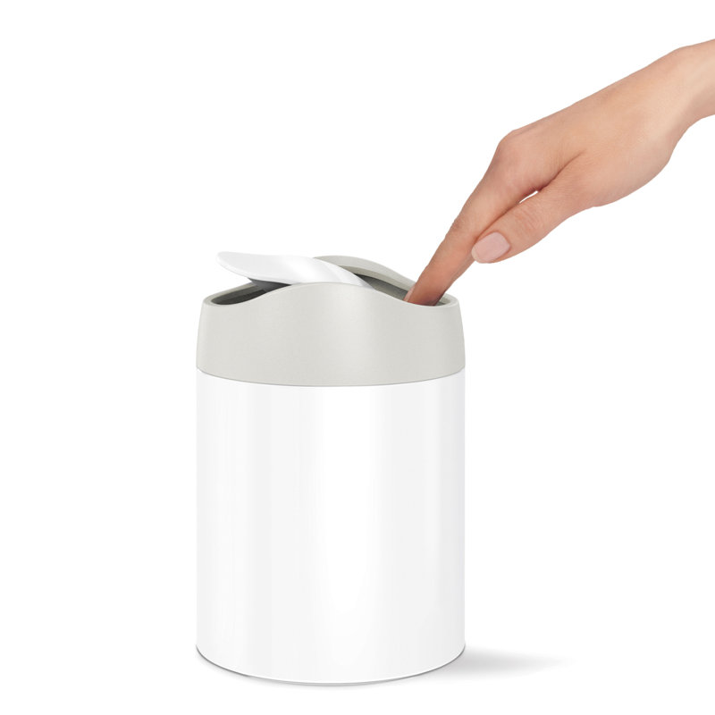 Simplehuman 1.5L Mini Bin, White
