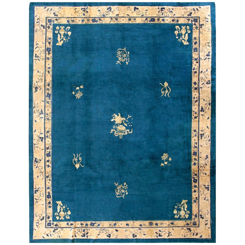 One-of-a-Kind 9'1" x 11'3" Rectangle Hand Knotted Area Rug