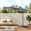 Arlo 3m Cantilever Parasol with LED Light-835371971