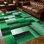 1 tapis vert émeraude à motif géométrique tissé pour le salon, doux, toutes saisons, facile à entretenir, lavable, convient à la salle à manger, à la chambre à coucher, au vestibule, à la cuisine, au bureau à domicile, au patio, au couloir, à la maison ou à l'extérieur.