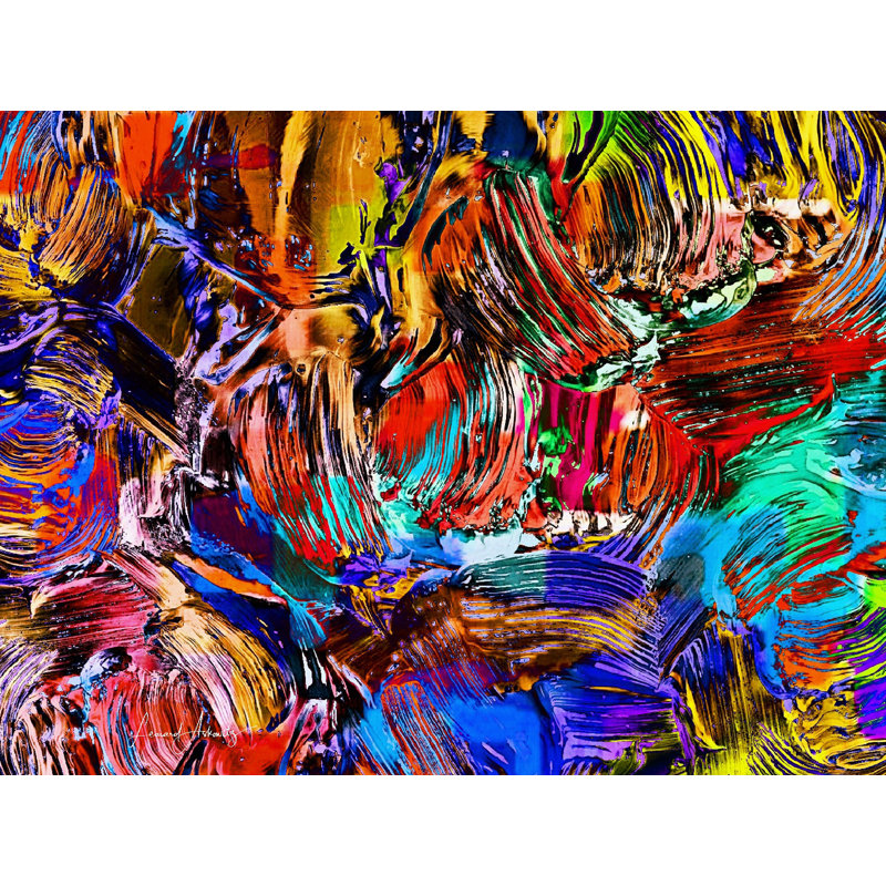 Color Explosion Print by Leonard Askowitz
