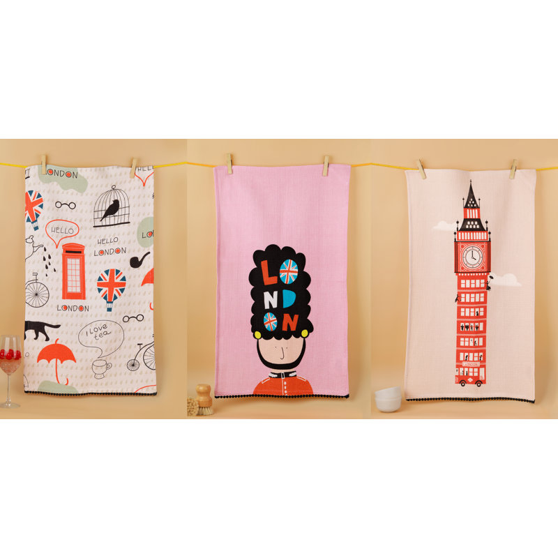 London Calling Kitchen Towel Set