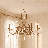  Fairchild 8-Light Chandelier in Warm Brass-988371664-988371671