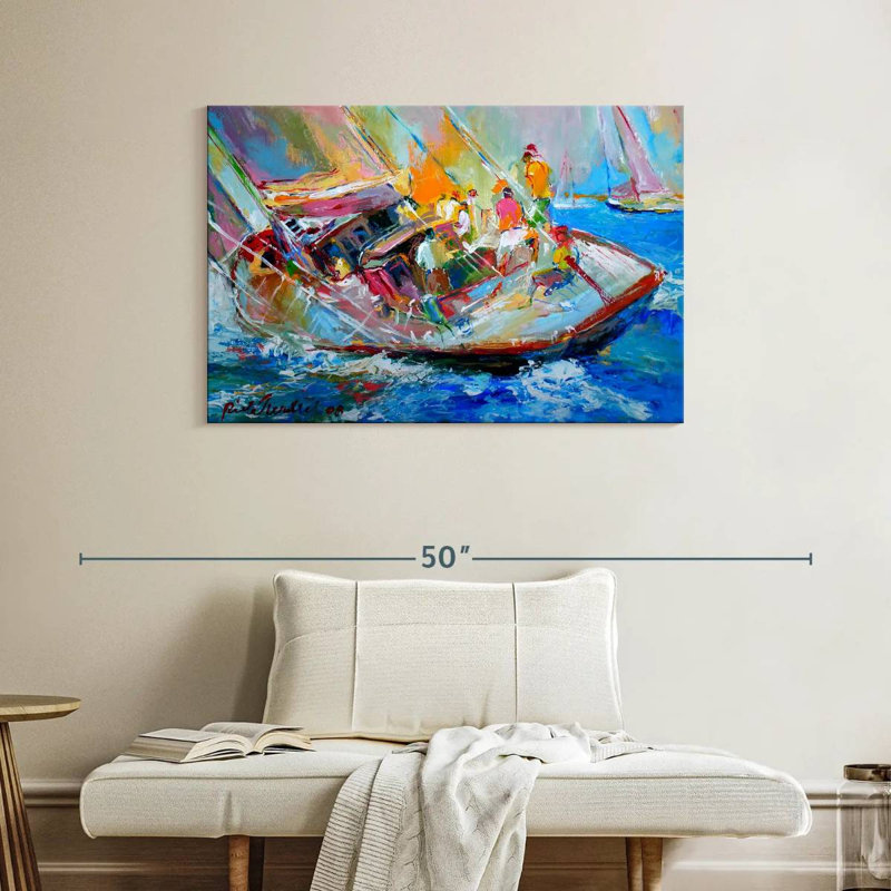 Mehar Sail, 26" H x 39" W