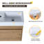 Ensemble de meuble-lavabo simple 18 po Ashrit-2088770473