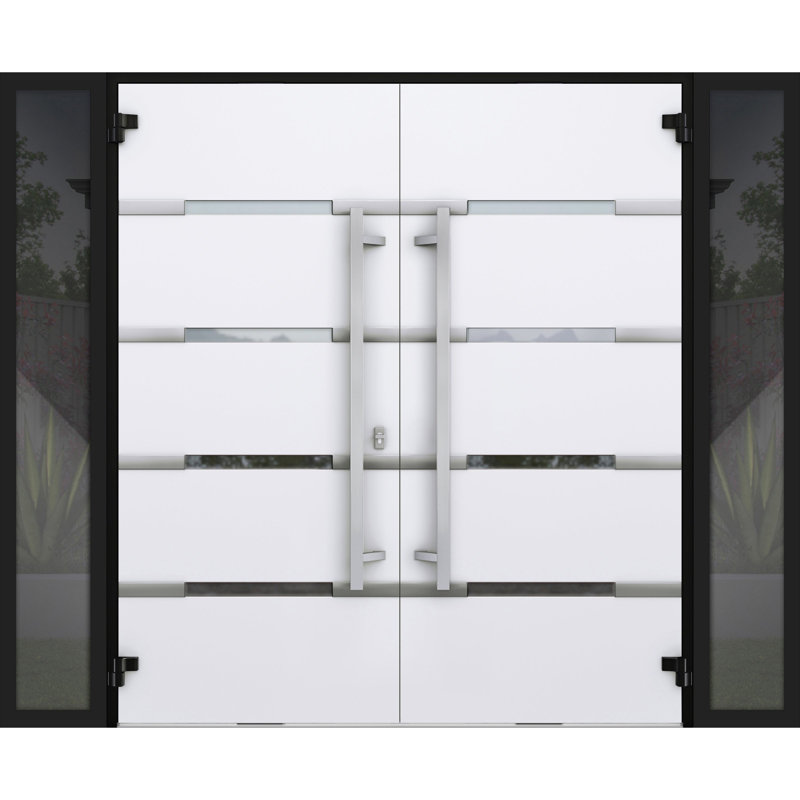 80'' Front Entry Doors, Left Hand/Inswing, 80" H x 96" W
