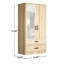 Armoire à miroir 2 portes et 2 tiroirs Majoch-1230493620
