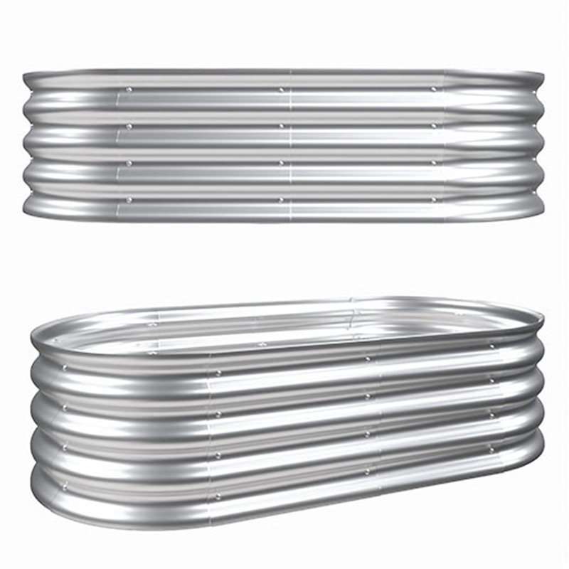Lit de jardin surélevé, 12" H x 46.65" W x 24.6" D, Set of 2