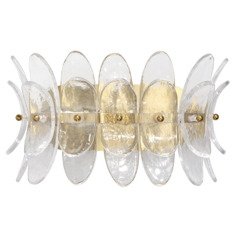 Coronet Wall Sconce, Clear