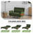 Convertible Folding Sofa Bed, Multi-Position Adjustable Floor Sofa, High-Density Foam Sleeper Chair-885993255
