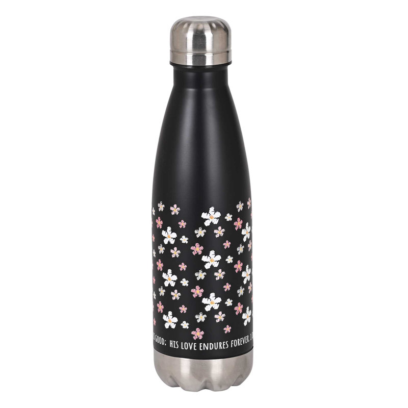 Bouteille d'eau florale 17 oz