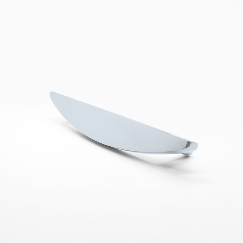 Poignée demi-lune, Chrome poli, 6"