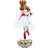 Kurt Adler Wind-Up Musical Tabletop Decor, Clara with Nutcracker from The Nutcracker Suite, 11.5in