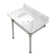 Monarch Marble Rectangular Console Bathroom Sink with Overflow