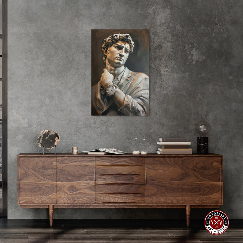 Classy Sculpture Gallery Wrapped Canvas Wall Art, 36" x 54"