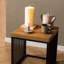 Adiza Glass Top Frame Single