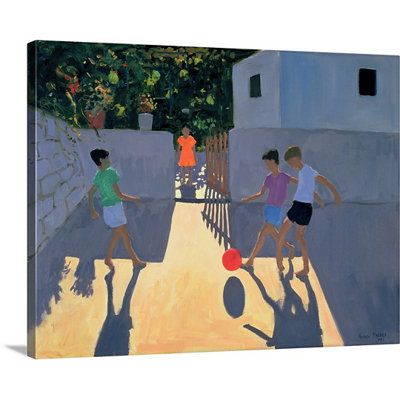 «Footballers, Kos» par Sedgerock, reproduction d'art sur toile
