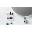 Metal 2 Compartments Hair Tool Holder