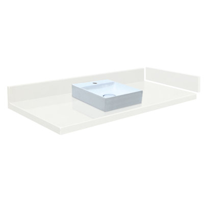 Rachel 25'' Granite Single Bathroom Vanity Top with Sink