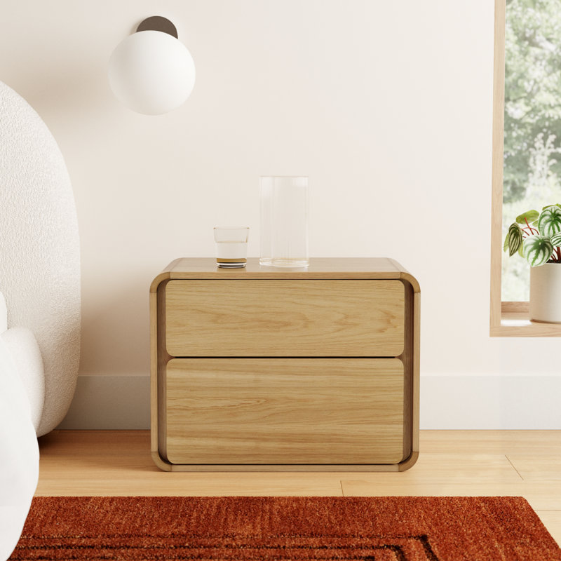 Berkeley 23.62'' W Nightstand, Oak