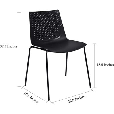 Chaise empilable sans accoudoirs