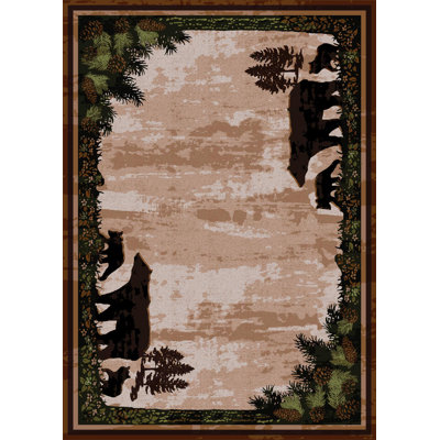 Tapis brun Loyalton