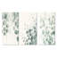 "Minimal Leaves Beauty Calming", art mural encadré 3 pièces-129075838-129075833