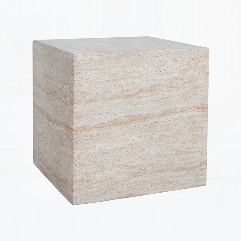 Outdoor/Indoor Square Concrete Side Table