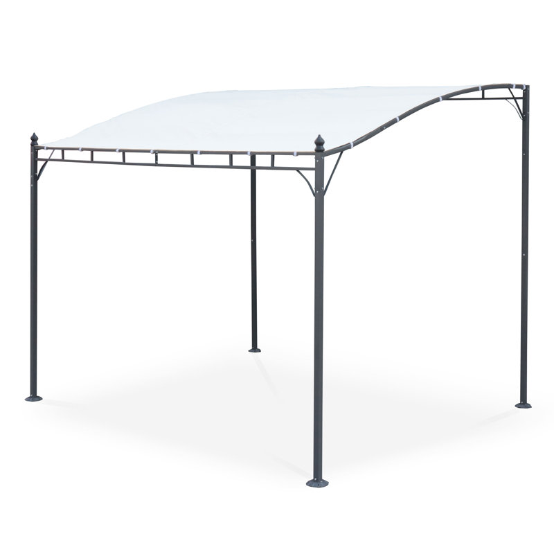 Laurits 3m x 2.5m Steel Patio Gazebo, White