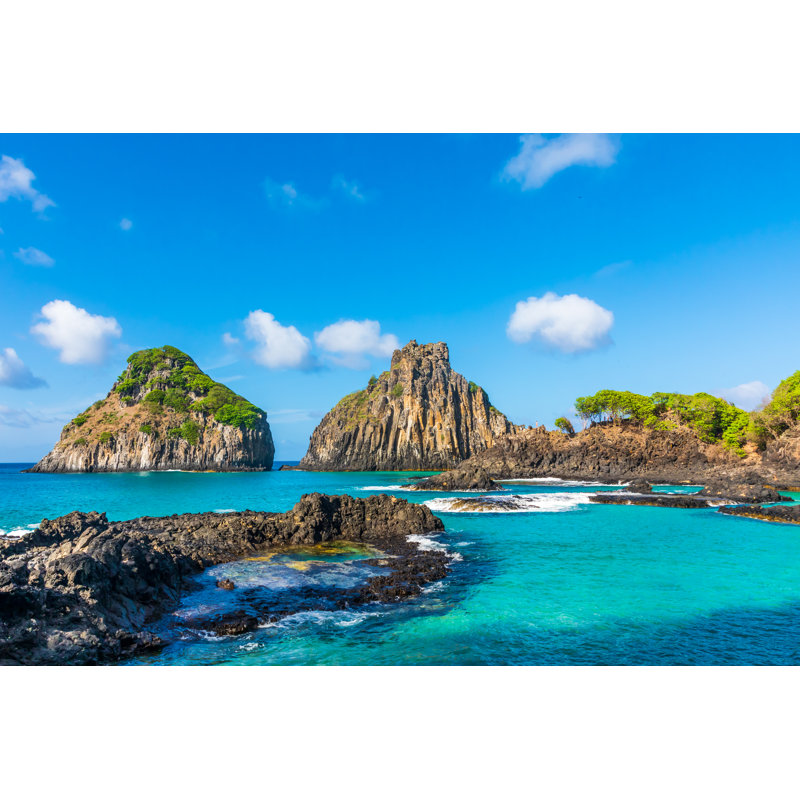 Paradisiac Tropical Island by Reuber Duarte - Wrapped Canvas Print, 30cm H x 46cm W