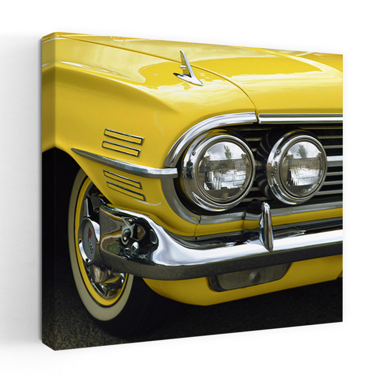 Sunburst El Camino, art rétro, H 48 po x l 48 po