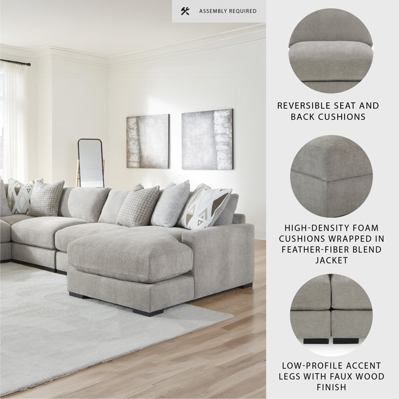 Bradninch 6-Piece Sectional With Chaise