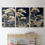 Lanscape Study Series L - Ensemble de toile tendue avec châssis Premium - Prêt à être accroché-1658523516