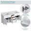 Base de meuble-lavabo double 72 po Spindell seulement