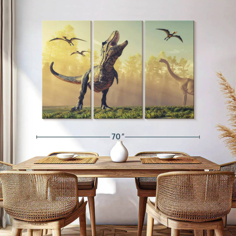 Dinosaur Park, 42" H x 65" W