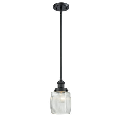 Luminaire suspendu cylindrique à 1 lumière Mireya