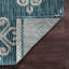 Tapis intérieur / extérieur vert / gris Turnham-290535890