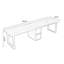 Bureau rectangulaire en bois massif brun noisette-1093624028