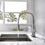 Kitchen Faucets Commercial  Single Handle Single Lever Pull Down Sprayer Spring Kitchen Sink Faucet