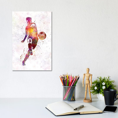 Man Soccer Football Player X 1 Piece Painting on Canvas