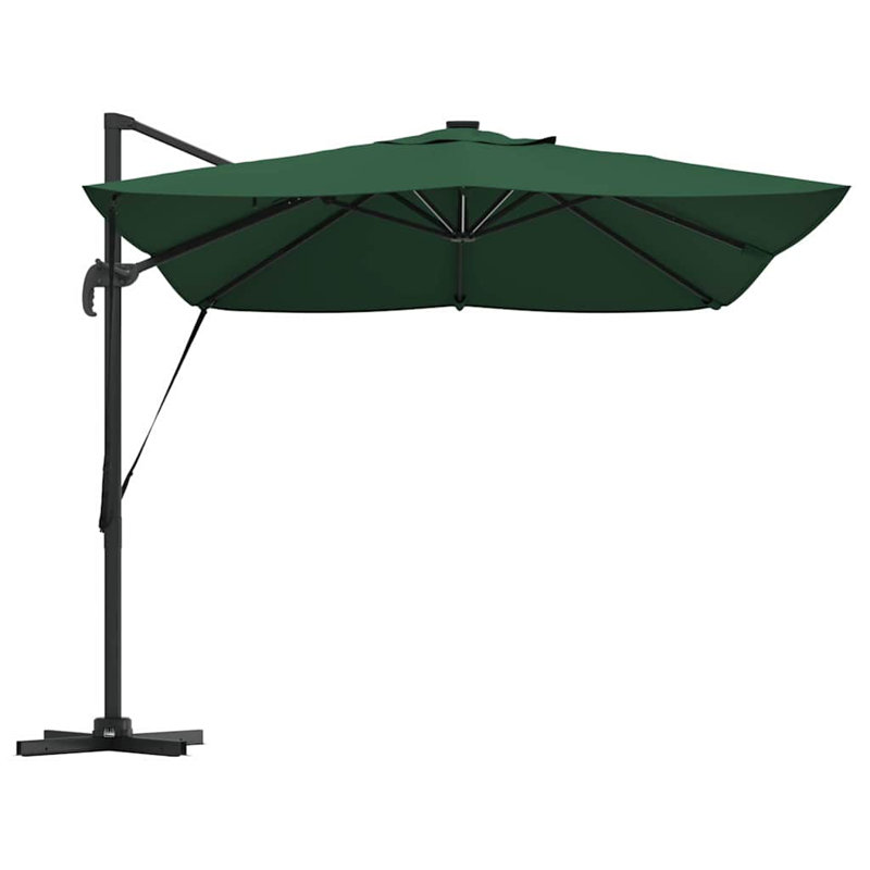 Cantilever Parasol, 265cm H x 251cm W x 251cm D, Green