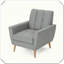 Fauteuil club Mid Century-1664038948