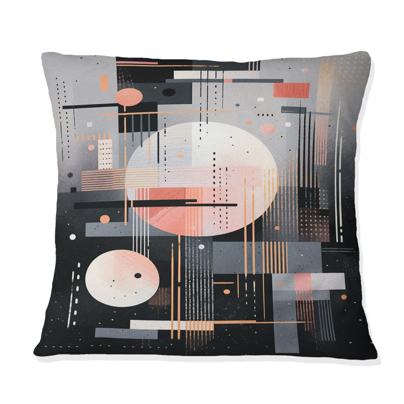 Coussin Peach Grey
