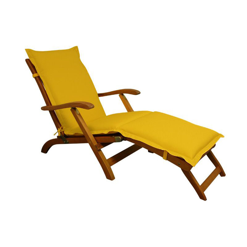 Afrin Lounger Cushion, Yellow, 9cm H x 62cm W x 195cm D