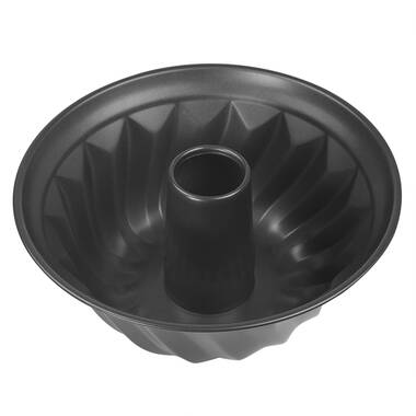 Lodge 11.68 in. L x 9.37 in. Dia. Bundt Pan Black