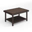 Table basse d'extérieur en rotin avec plateau en bois d'ingénierie Martha Stewart Bedford-109713900