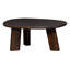 Solid Wood 3 Legs Coffee Table