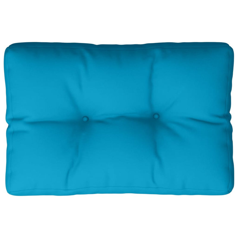 vidaXL Pallet Cushion Red 100% Polyester 23.6" x 15.7" x 4.7, Red, 23.6" H x 15.7" W x 4.7" D